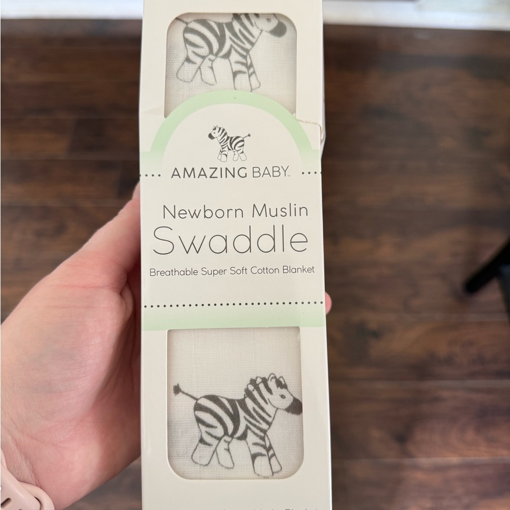 Amazing Baby Zebra Print Swaddle